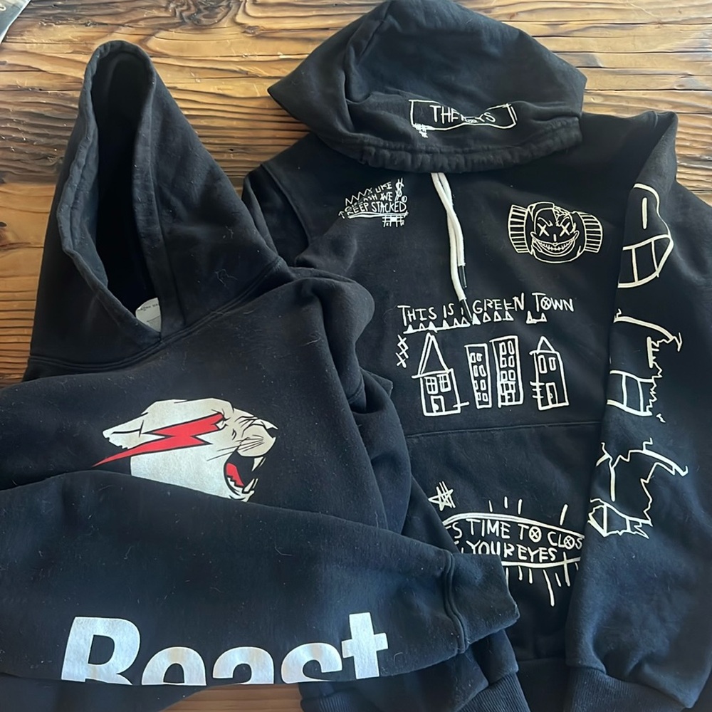 LOT 2 Hoodie Sweatshirts Youth Mr Beast & Boys